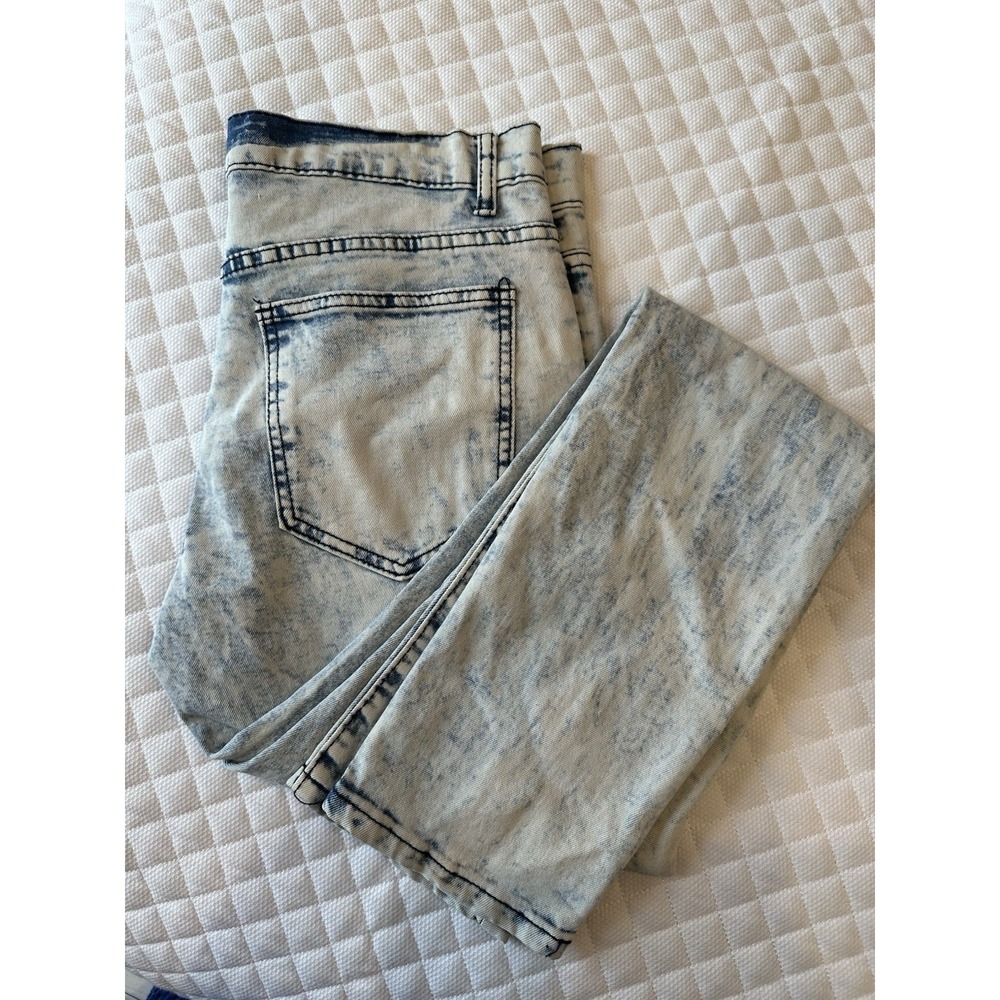 Blue Cult Women's Acid Wash Distressed Skinny Jeans Size 30